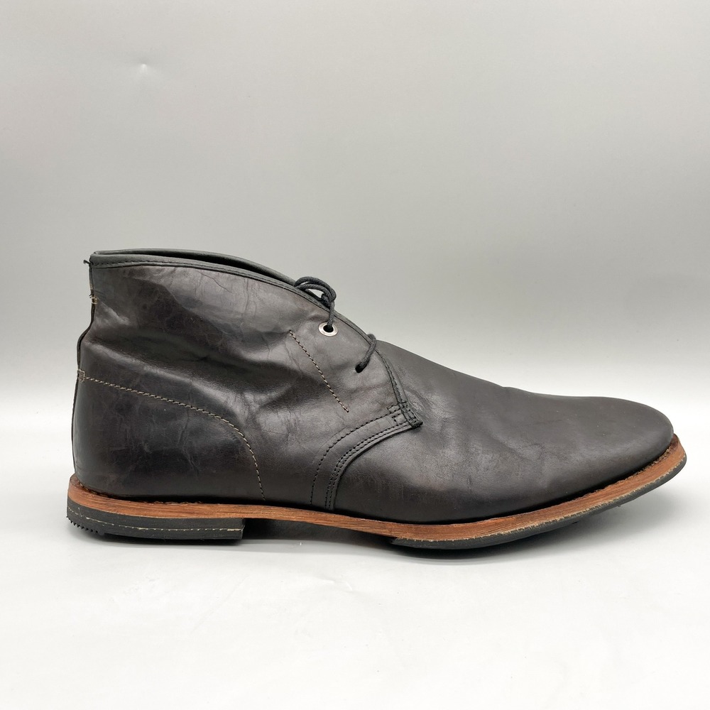 Timberland Boot Co Mens 11 Wodehouse Chukka Dark Brown Leather Rugged Rustic